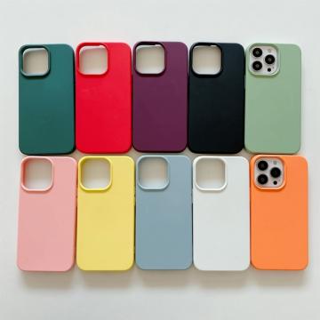 Coque Silicone Liquide en Simili-cuir pour iPhone (Achat sur place pour grossiste)